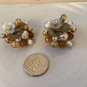 Lancetti clip earrings.  Costume.